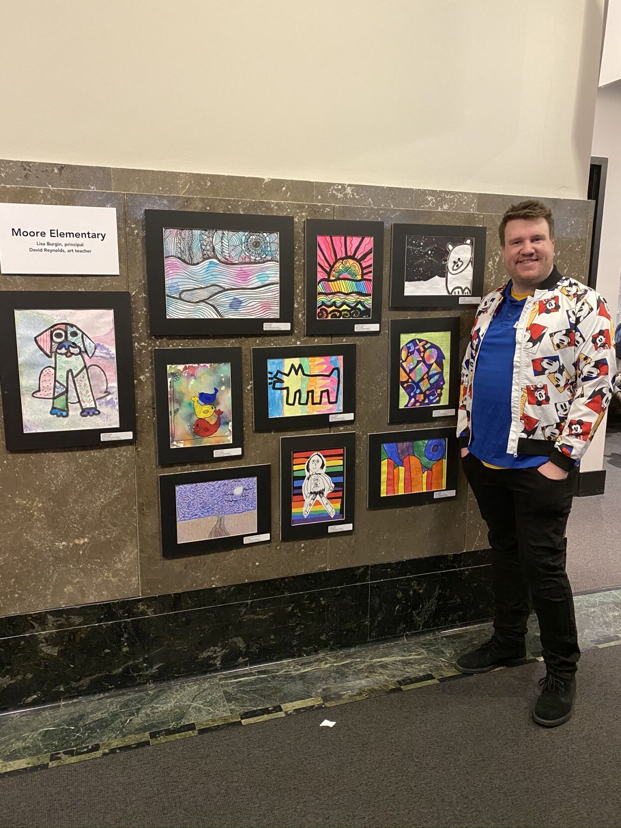 David Reynolds Moore Elementary art teacher